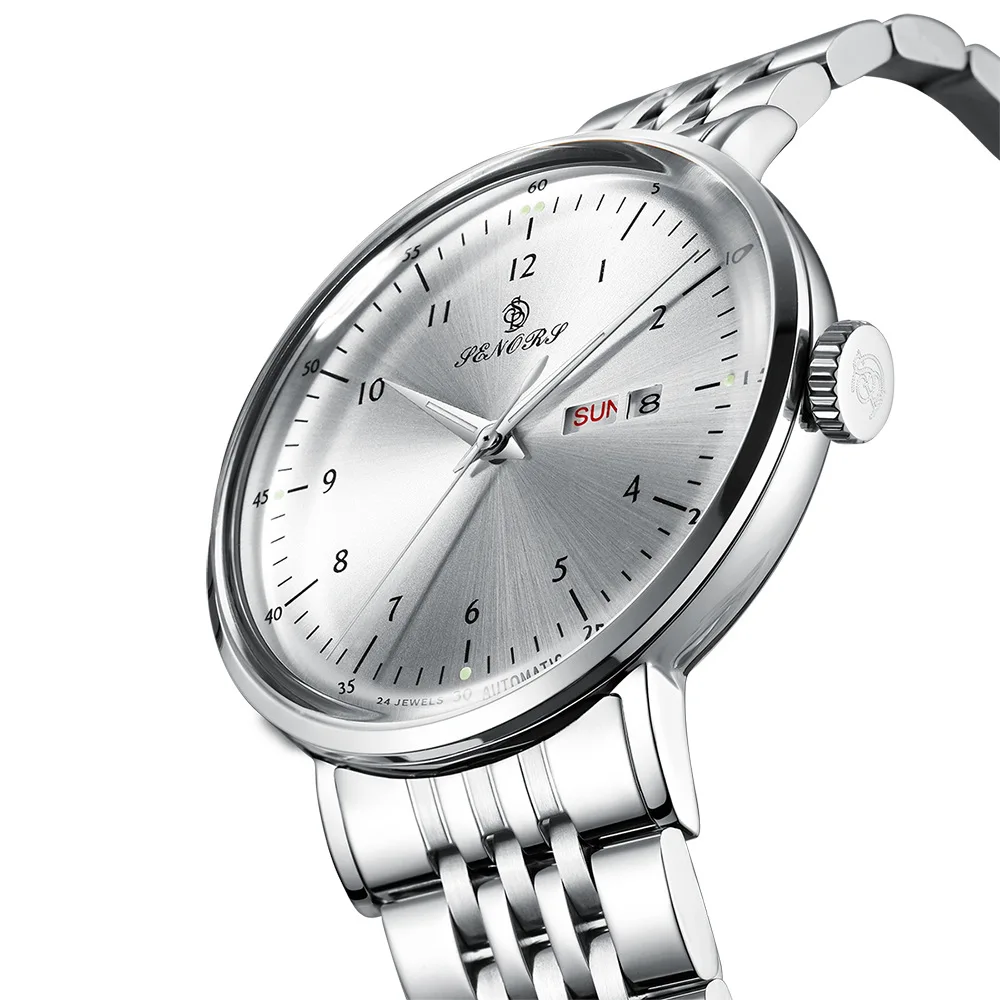 Высококачественные автоматические механические часы для мужчин, спортивные наручные часы из нержавеющей стали со светящимися стрелками, водонепроницаемые часы Reloj Hombre
Высококачественные автоматические механические часы для мужчин, спортивные наручные часы из нержавеющей стали со светящимися стрелками, водонепроницаемые часы Reloj Hombre