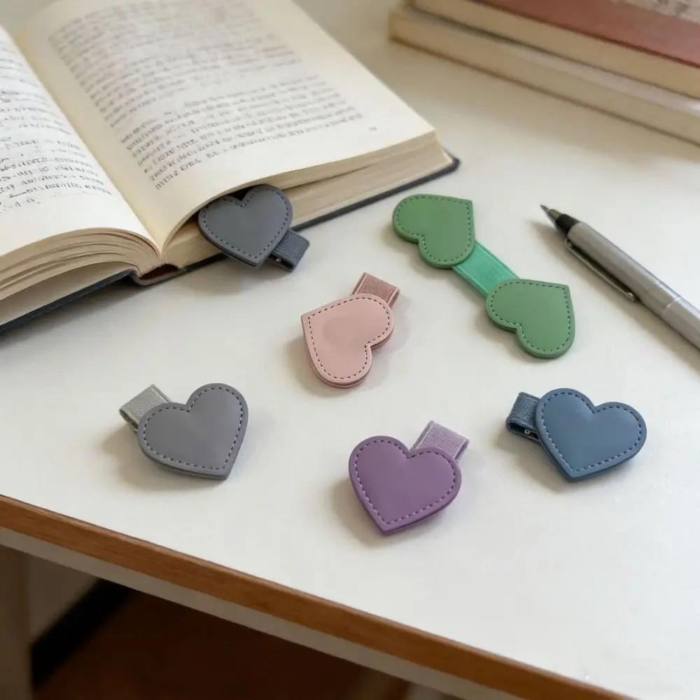 Portable Magnetic Leather Bookmarks Elastic Loop Cute Design Book Page Clip Tear-resistant Multi-functional
Portable Magnetic Leather Bookmarks Elastic Loop Cute Design Book Page Clip Tear-resistant Multi-functional