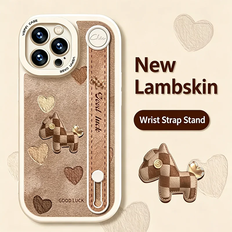 Love Horse Pattern Case for iPhone 17 16 15 14 13 12 11 Pro Max Cute Ponny Lamb Skin Soft Cover Protective Case
Love Horse Pattern Case for iPhone 17 16 15 14 13 12 11 Pro Max Cute Ponny Lamb Skin Soft Cover Protective Case