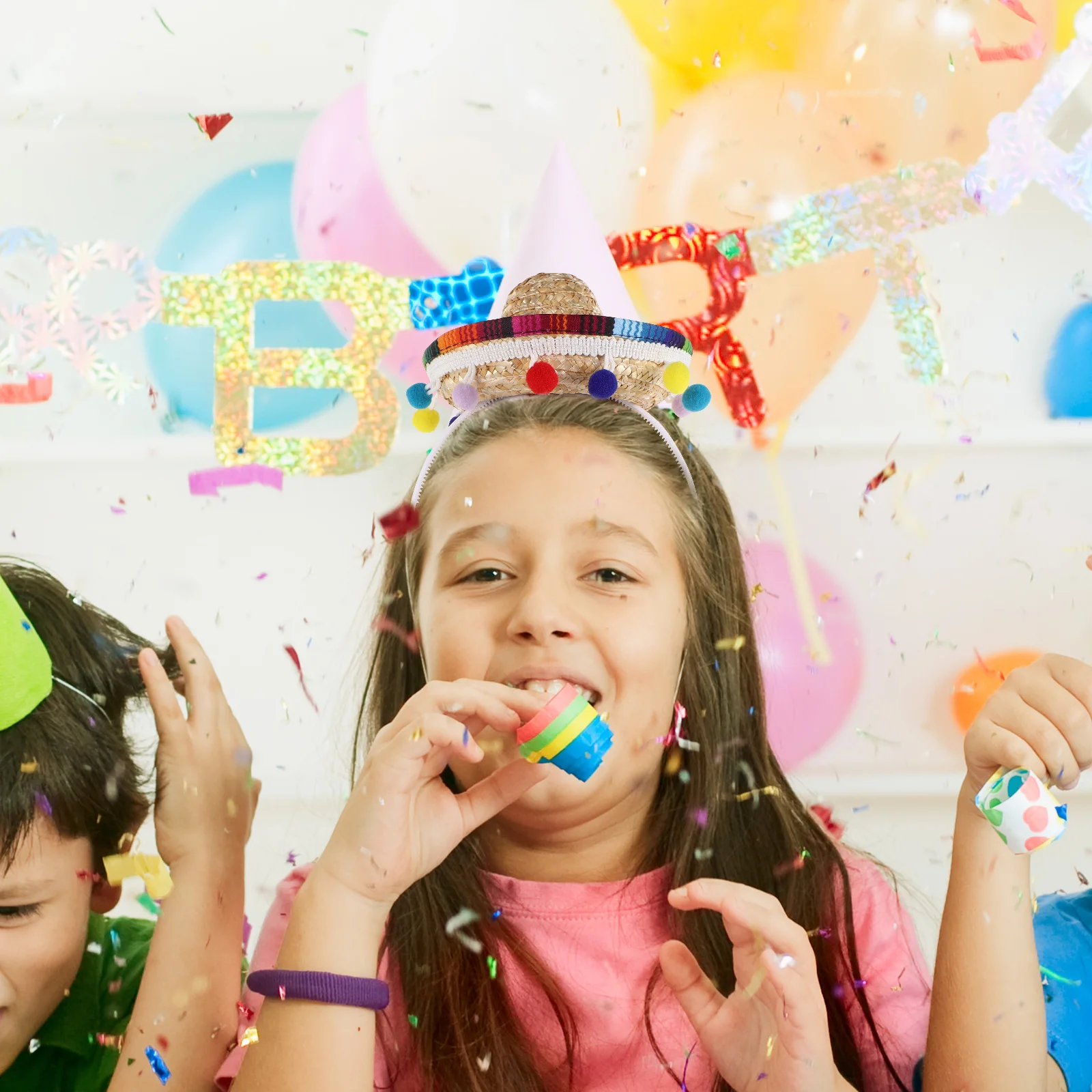 Birthday Party Hats Fiesta Decorations Mexican Backdrop for Costume Kids Sombrero Headband
Birthday Party Hats Fiesta Decorations Mexican Backdrop for Costume Kids Sombrero Headband