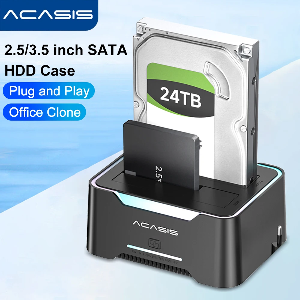 Док-станция для жесткого диска с двумя отсеками Acasis, 2,5/3,5 дюйма, док-станция для жесткого диска 2,5 3,5 дюйма, SSD SATA к USB 3.0, док-станция для жесткого диска
Док-станция для жесткого диска с двумя отсеками Acasis, 2,5/3,5 дюйма, док-станция для жесткого диска 2,5 3,5 дюйма, SSD SATA к USB 3.0, док-станция для жесткого диска