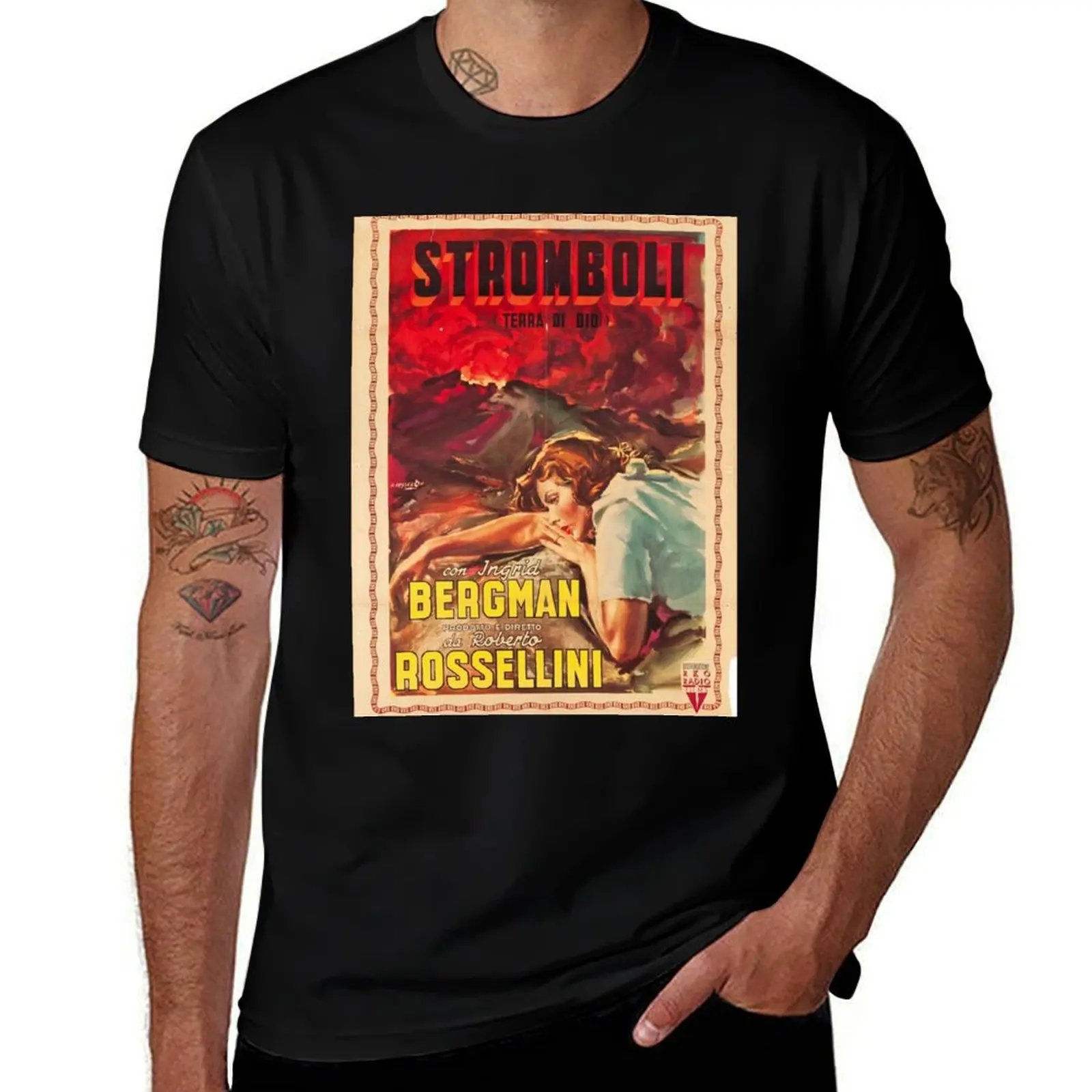 Roberto Rossellini Stromboli T-Shirt t shirts for man cotton funny man t shirt summer T-Shirt
Roberto Rossellini Stromboli T-Shirt t shirts for man cotton funny man t shirt summer T-Shirt