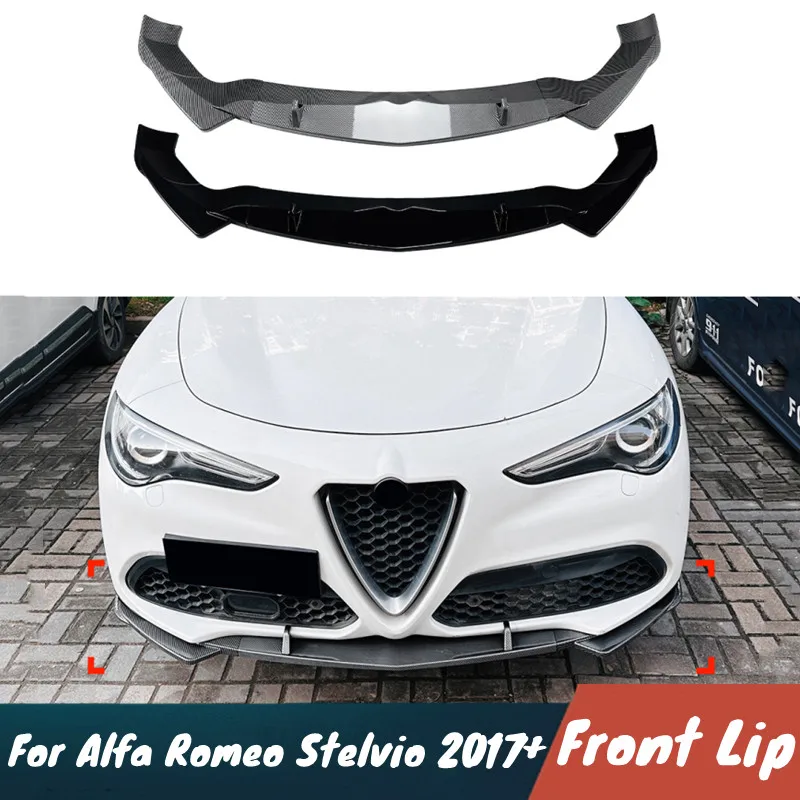 Для Alfa Romeo Stelvio 2017 + 3 шт./компл. автомобильный передний бампер, спойлер для подбородка, обновленный внешний обвес, автомобильные детали, аксессуары
Для Alfa Romeo Stelvio 2017 + 3 шт./компл. автомобильный передний бампер, спойлер для подбородка, обновленный внешний обвес, автомобильные детали, аксессуары