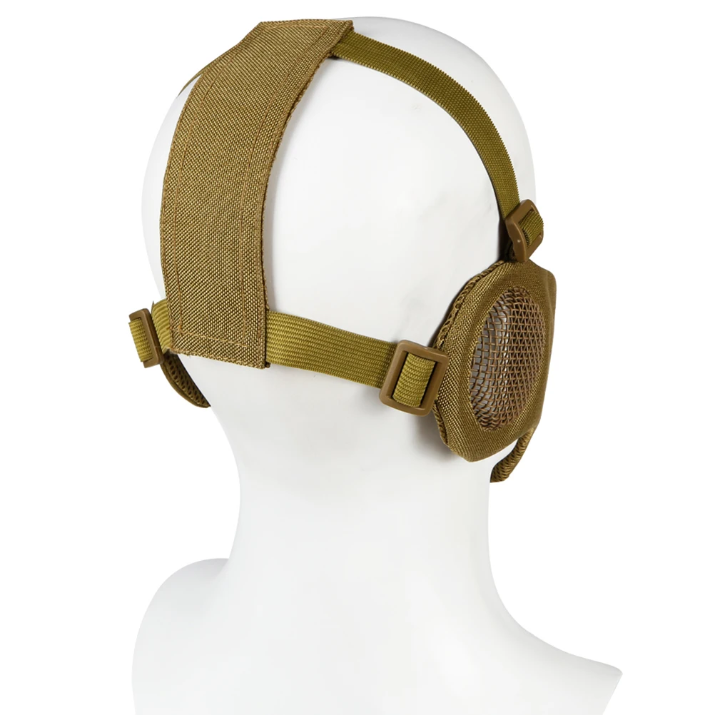 Прочная регулируемая черная тактическая маска из низкоуглеродистой стали, нейлоновая сетка для охоты на открытом воздухе, маска для отдыха
Прочная регулируемая черная тактическая маска из низкоуглеродистой стали, нейлоновая сетка для охоты на открытом воздухе, маска для отдыха