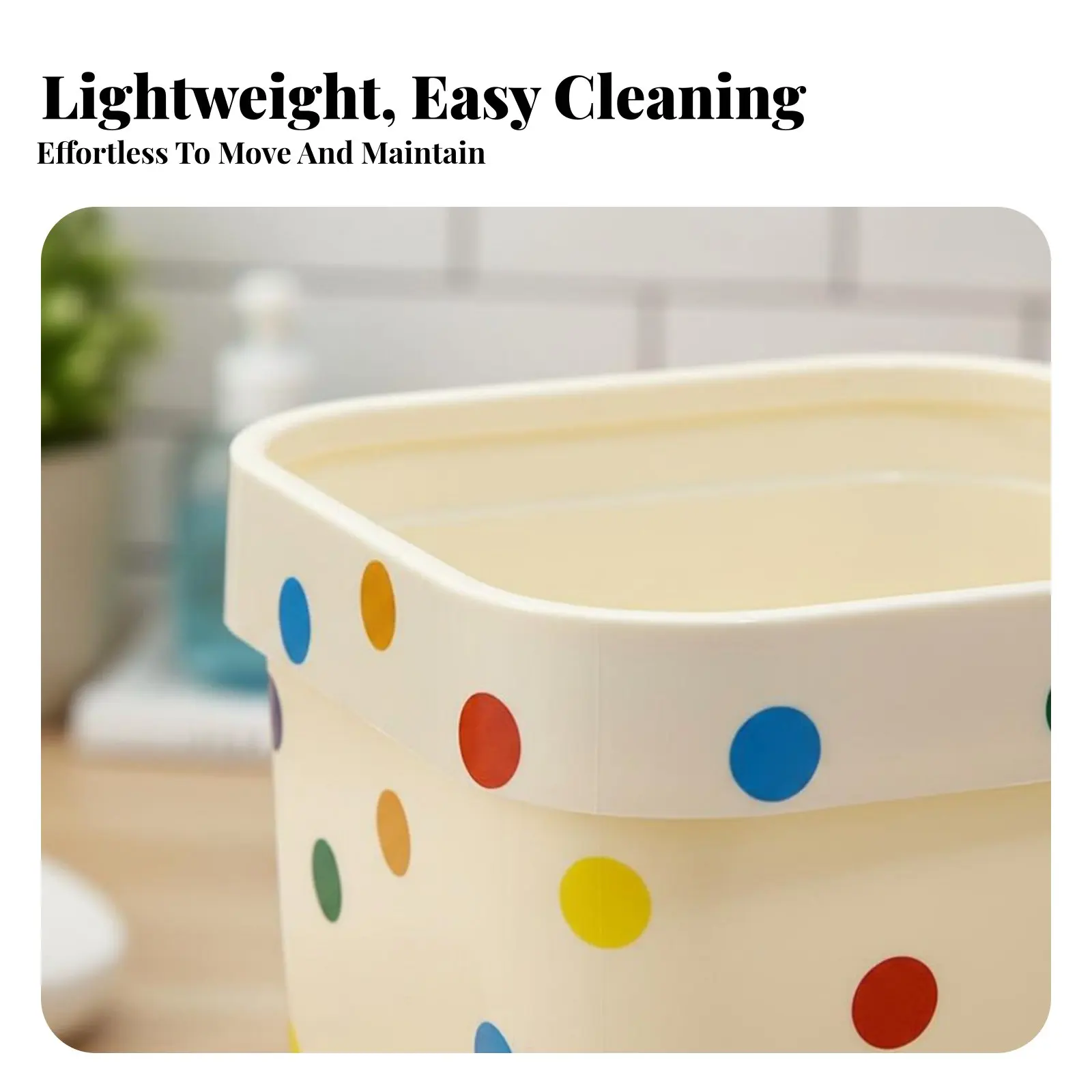 Bathroom Rubbish Bin Cute Design Plastic Paper Basket Small Plastic Trash Can Easy to Clean Mini Trash Bin Long-Lasting
Bathroom Rubbish Bin Cute Design Plastic Paper Basket Small Plastic Trash Can Easy to Clean Mini Trash Bin Long-Lasting