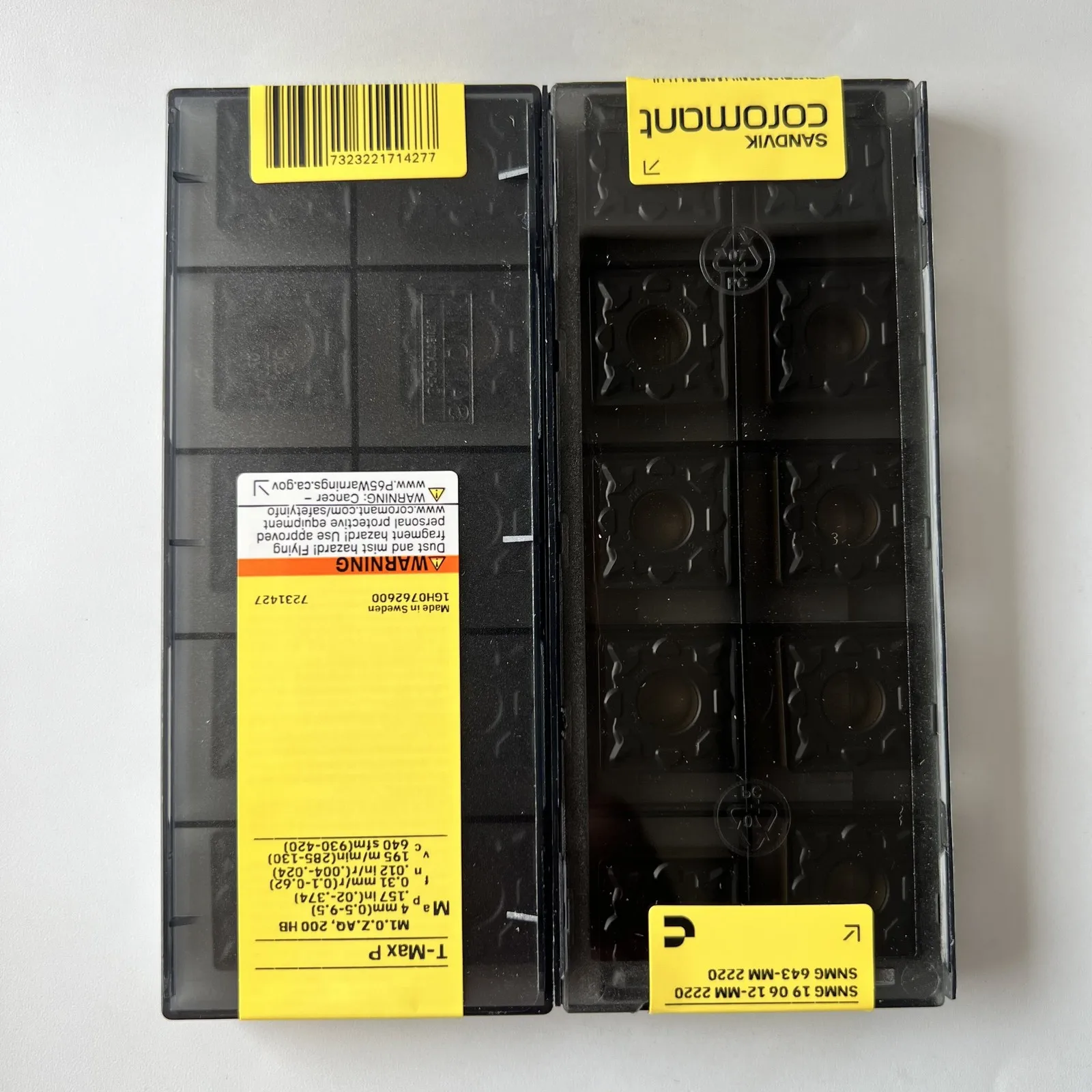 SANDVIK / SNMG190612-MM 2220 / Original Swedish hard alloy blade 10 Pcs
SANDVIK / SNMG190612-MM 2220 / Original Swedish hard alloy blade 10 Pcs