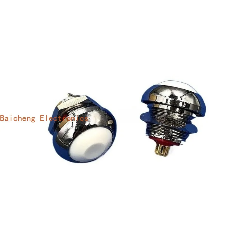 5pcs Hole 12 waterproof dust circular metal edge white button power normally on button reset 2-pin switch
5pcs Hole 12 waterproof dust circular metal edge white button power normally on button reset 2-pin switch