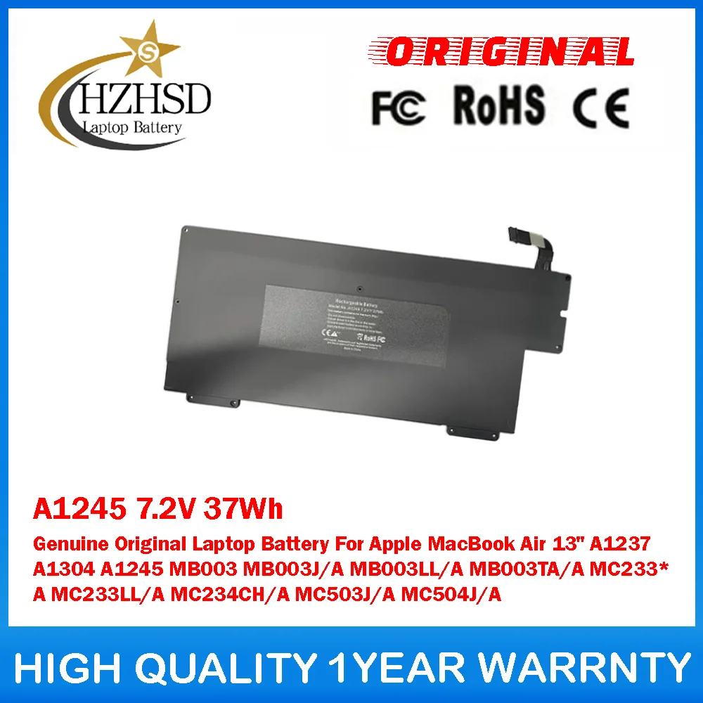 A1245 7,2 В 37 Втч аккумулятор для ноутбука Apple MacBook Air 13 дюймов A1237 A1304 A1245 MB003 MB003LL/A MB003TA/A MC233*/A MC233LL/A
A1245 7,2 В 37 Втч аккумулятор для ноутбука Apple MacBook Air 13 дюймов A1237 A1304 A1245 MB003 MB003LL/A MB003TA/A MC233*/A MC233LL/A