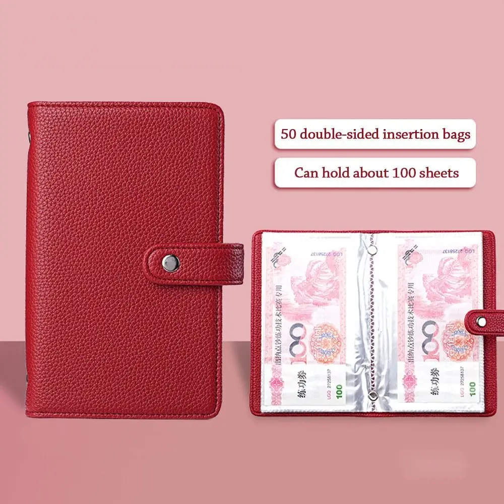 Save Money 100 Envelopes Money Saving Challenge Large Capacity PU Savings Binder Reusable Portable Savings Challenges Book
Save Money 100 Envelopes Money Saving Challenge Large Capacity PU Savings Binder Reusable Portable Savings Challenges Book