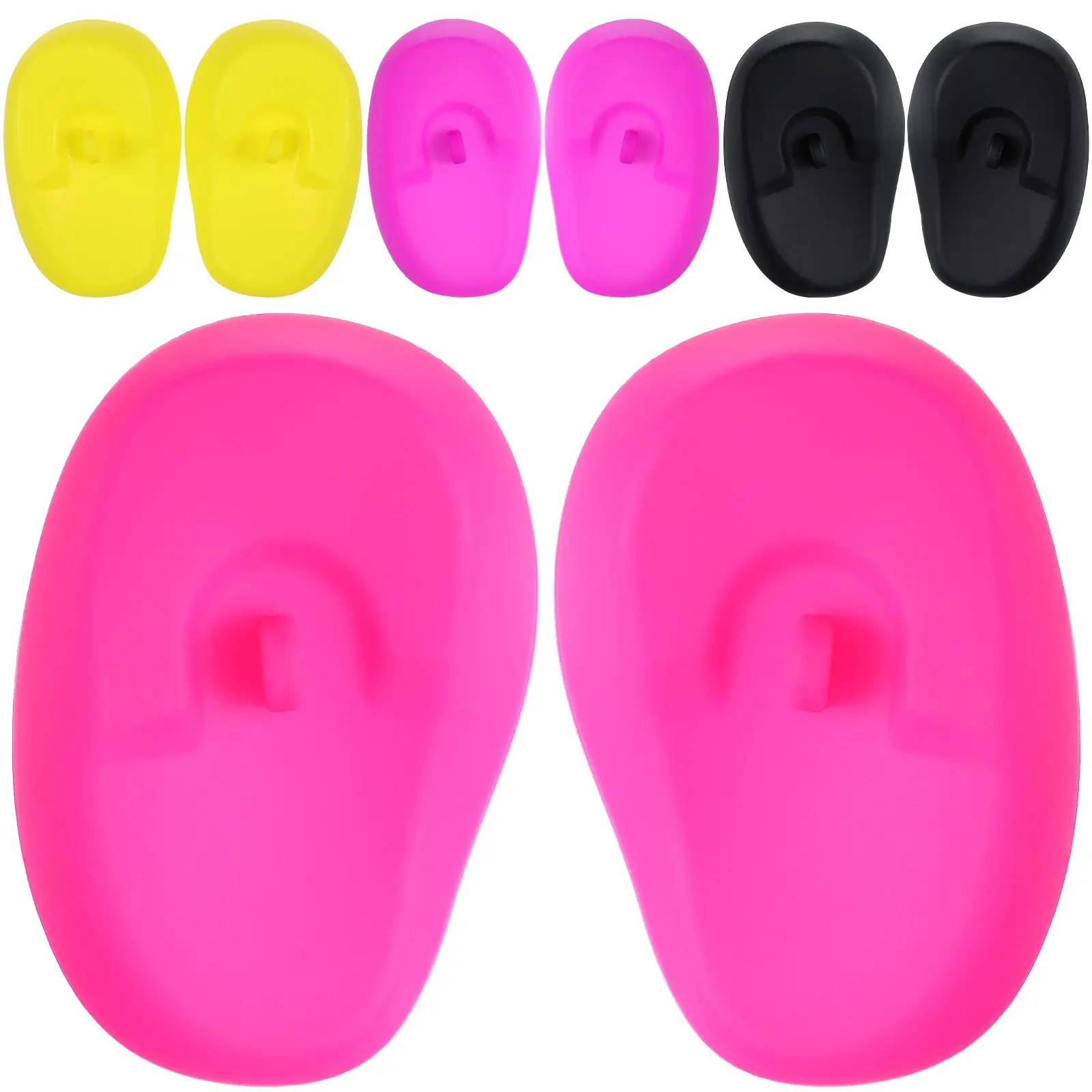 4 Pairs Waterproof Ear Covers Silicone Durable Reusable Hairdressing Supplies Protect Ears Dye Water Noise Hygienic Convenient
4 Pairs Waterproof Ear Covers Silicone Durable Reusable Hairdressing Supplies Protect Ears Dye Water Noise Hygienic Convenient