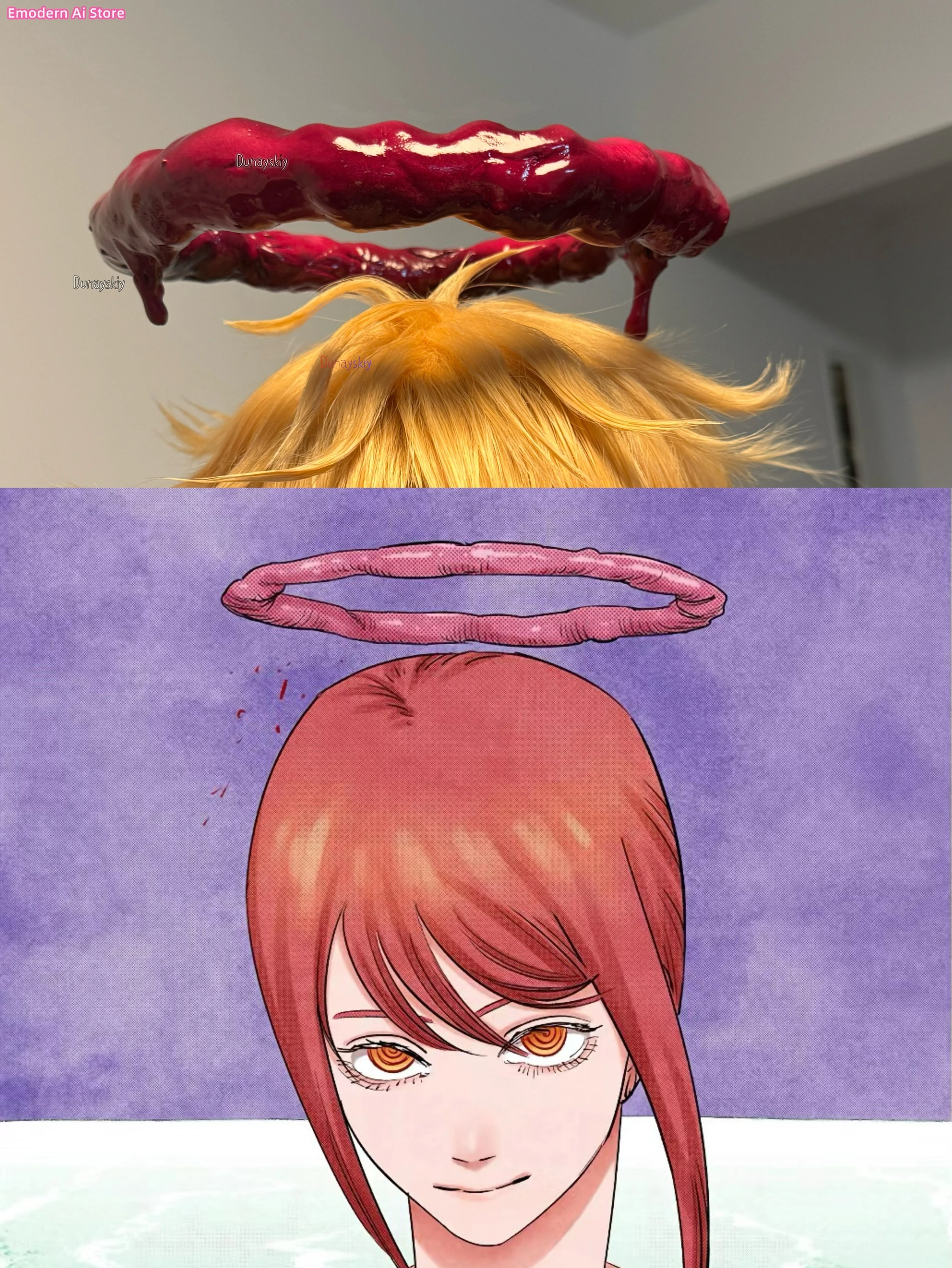 Красный головной убор для толстой кишки, ужасающий реквизит для ролевых игр, аниме Makimaaa, косплей, аксессуары с париком, женский Хэллоуин
Красный головной убор для толстой кишки, ужасающий реквизит для ролевых игр, аниме Makimaaa, косплей, аксессуары с париком, женский Хэллоуин