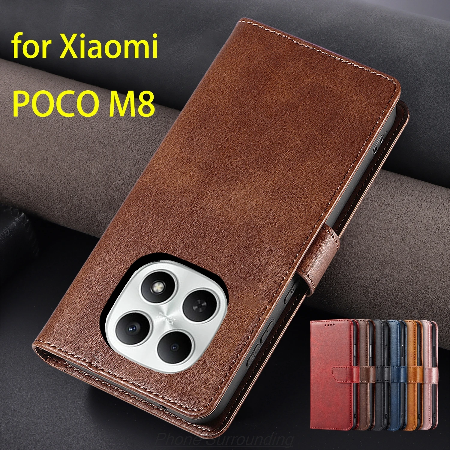 Wallet Flip Cover Leather Case for Xiaomi POCOPHONE POCO M8 5G Pu Leather Phone Bags protective Holster Capa Fundas Coque
Wallet Flip Cover Leather Case for Xiaomi POCOPHONE POCO M8 5G Pu Leather Phone Bags protective Holster Capa Fundas Coque