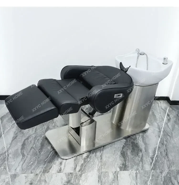 YX Electric Lifting Barber Shop Half Lying Flushing Bed High-End Hair Salon for Hair Salon
YX Electric Lifting Barber Shop Half Lying Flushing Bed High-End Hair Salon for Hair Salon