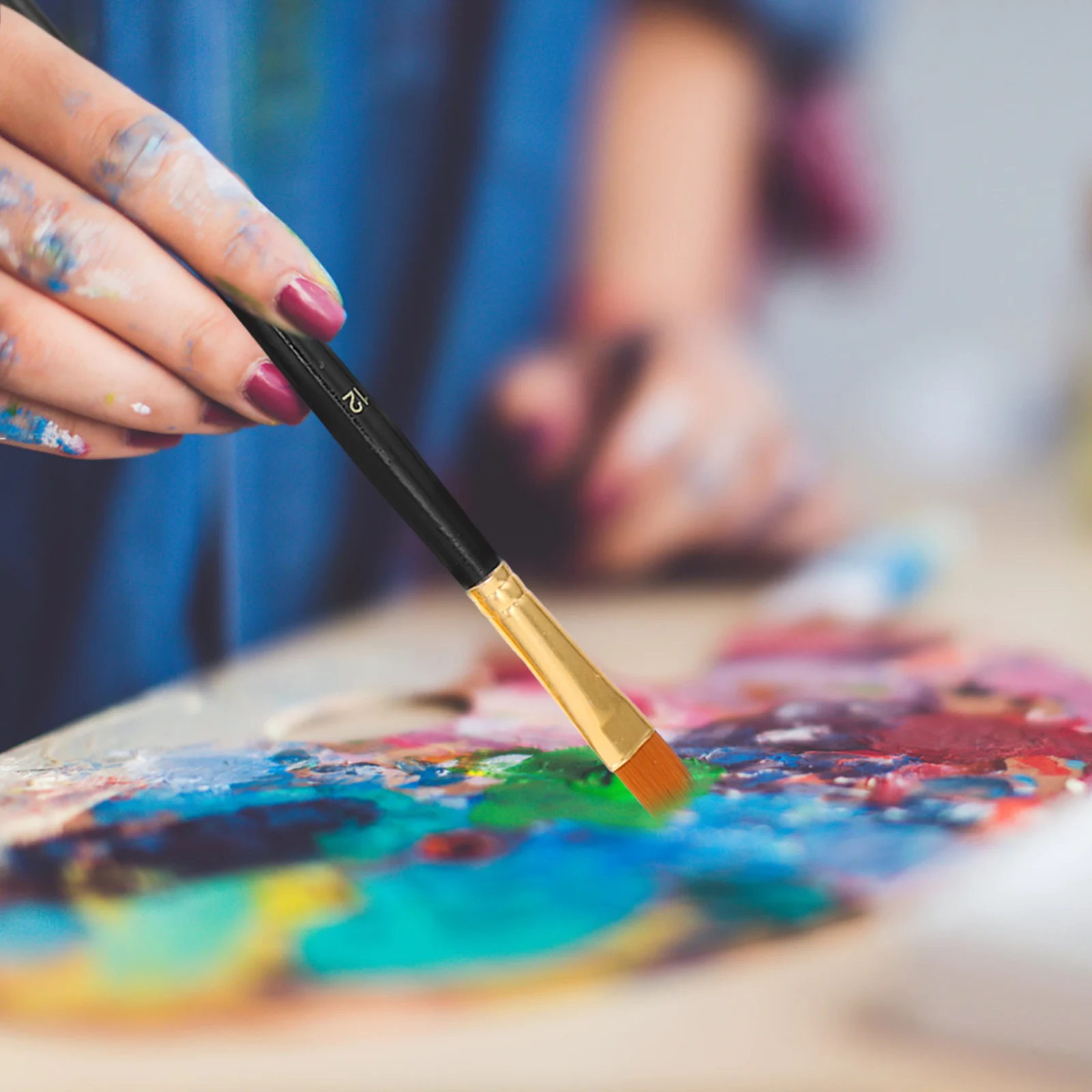Paintbrush Set Gouache Paintbrush Plastic Canvas Nylon Safe Painting DIY Artist Portable Bag Kids Art Tool Oil Brushes
Paintbrush Set Gouache Paintbrush Plastic Canvas Nylon Safe Painting DIY Artist Portable Bag Kids Art Tool Oil Brushes