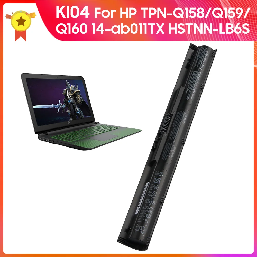 Сменная батарея KI04 для HP TPN-Q158/Q159/Q160 14-ab011TX, новая сменная батарея 2670 мАч + Инструменты
Сменная батарея KI04 для HP TPN-Q158/Q159/Q160 14-ab011TX, новая сменная батарея 2670 мАч + Инструменты