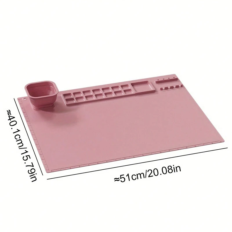1PCS Silicone Painting Pad Brush Holder Silicone Art Painting Palette Washable Graffiti Mat Birthday Gift Oil Paint Pad paint pallet watercolor
1PCS Silicone Painting Pad Brush Holder Silicone Art Painting Palette Washable Graffiti Mat Birthday Gift Oil Paint Pad paint pallet watercolor