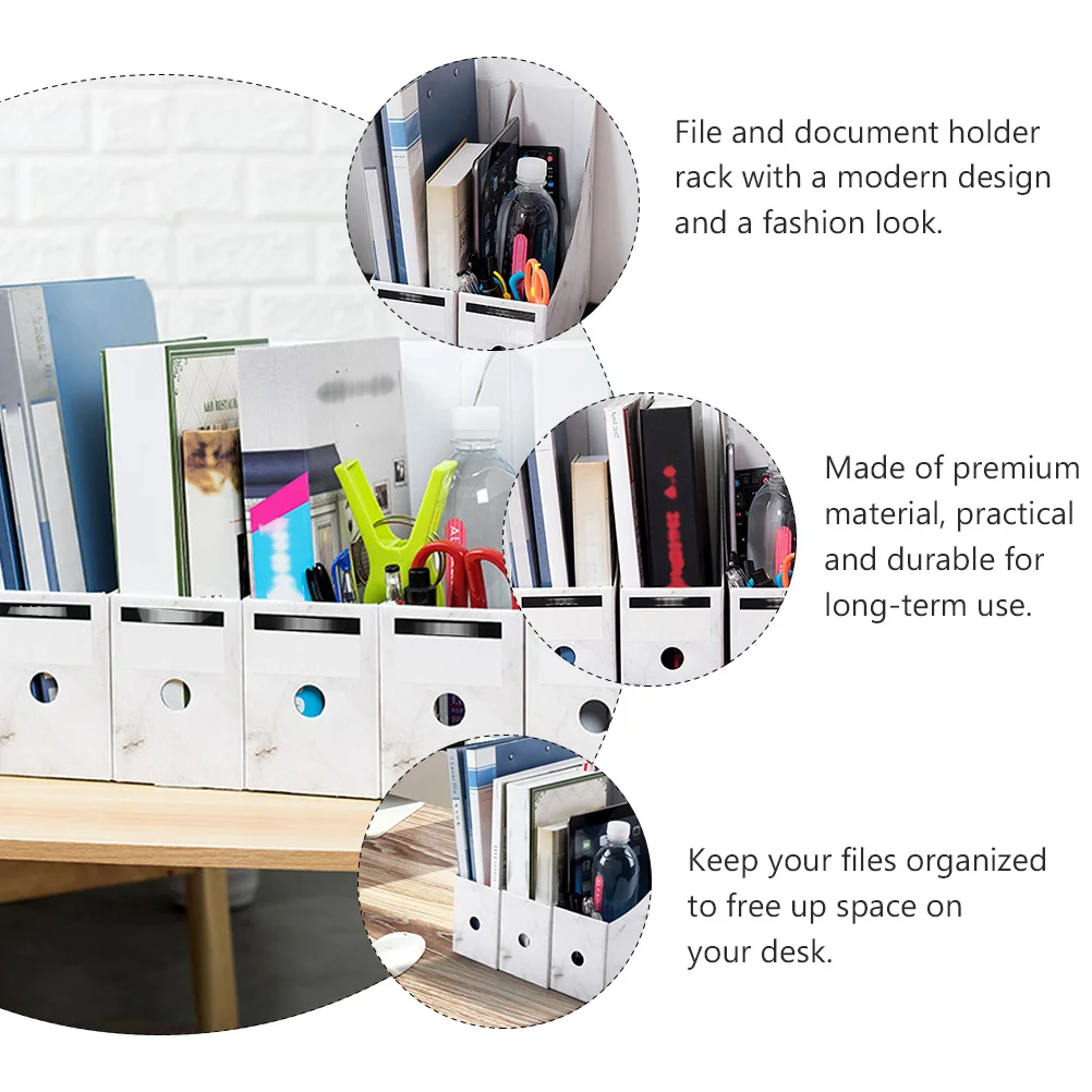 5Pcs File Document Stand Rack Desktop Storage Organizer Office File Holder Storage Rack for Desktop Document Management
5Pcs File Document Stand Rack Desktop Storage Organizer Office File Holder Storage Rack for Desktop Document Management