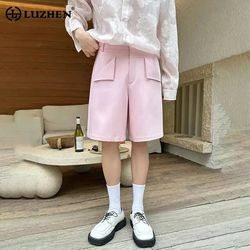 LUZHEN 2026 Summer Fashion Patchwork Pockets Decorate Straight Casual Shorts Men's Solid Color Elegant Five-pointed Pants JY6807
LUZHEN 2026 Summer Fashion Patchwork Pockets Decorate Straight Casual Shorts Men's Solid Color Elegant Five-pointed Pants JY6807