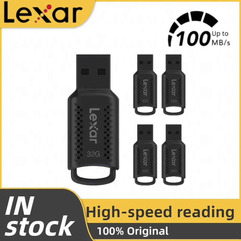 Lexar USB Flash Drive V400 USB 3.2 Pen Drive 32GB 64GB 128GB Black Memory Stick Original Flash U Disk for Computer
Lexar USB Flash Drive V400 USB 3.2 Pen Drive 32GB 64GB 128GB Black Memory Stick Original Flash U Disk for Computer