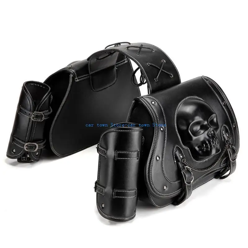 RXJE Large Capacity PU Leather Motorcycle Saddles Bags Skull Designs Bag for Bike
RXJE Large Capacity PU Leather Motorcycle Saddles Bags Skull Designs Bag for Bike