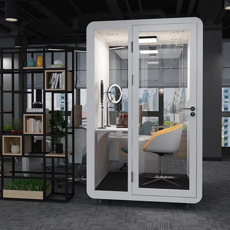 Yinboshi Home Indoor Soundproof , Silent Cabin, Movable Live Streaming Room, Office And Study Pod, Phone Booth, Recording St
Yinboshi Home Indoor Soundproof , Silent Cabin, Movable Live Streaming Room, Office And Study Pod, Phone Booth, Recording St
