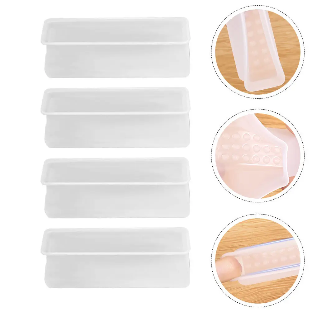 4Pcs Compact Reusable Bed Feet Anti-Slip Mats Silicone Furniture Foot Covers Noise Reduction Floor Protection Home Store Hotel
4Pcs Compact Reusable Bed Feet Anti-Slip Mats Silicone Furniture Foot Covers Noise Reduction Floor Protection Home Store Hotel