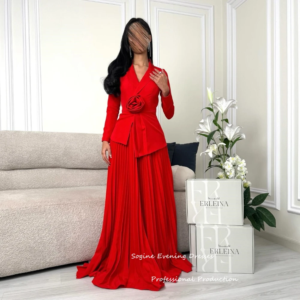 Crepe Prom Dresses For Sexy Women Long Cocktail Evening Dress Formal Pleated 3d Flower Floor-Length Wedding Guest Party Gowns
Crepe Prom Dresses For Sexy Women Long Cocktail Evening Dress Formal Pleated 3d Flower Floor-Length Wedding Guest Party Gowns