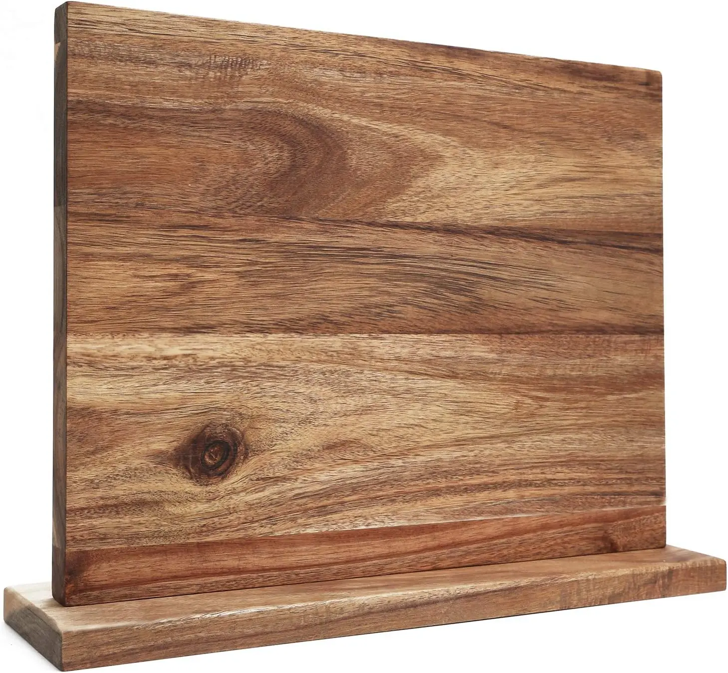 Large Magnetic Knife Holder, Acacia Wooden Knife Block 16x12 Inches, Strong Magnets Kitchen Storage Organizer
Large Magnetic Knife Holder, Acacia Wooden Knife Block 16x12 Inches, Strong Magnets Kitchen Storage Organizer