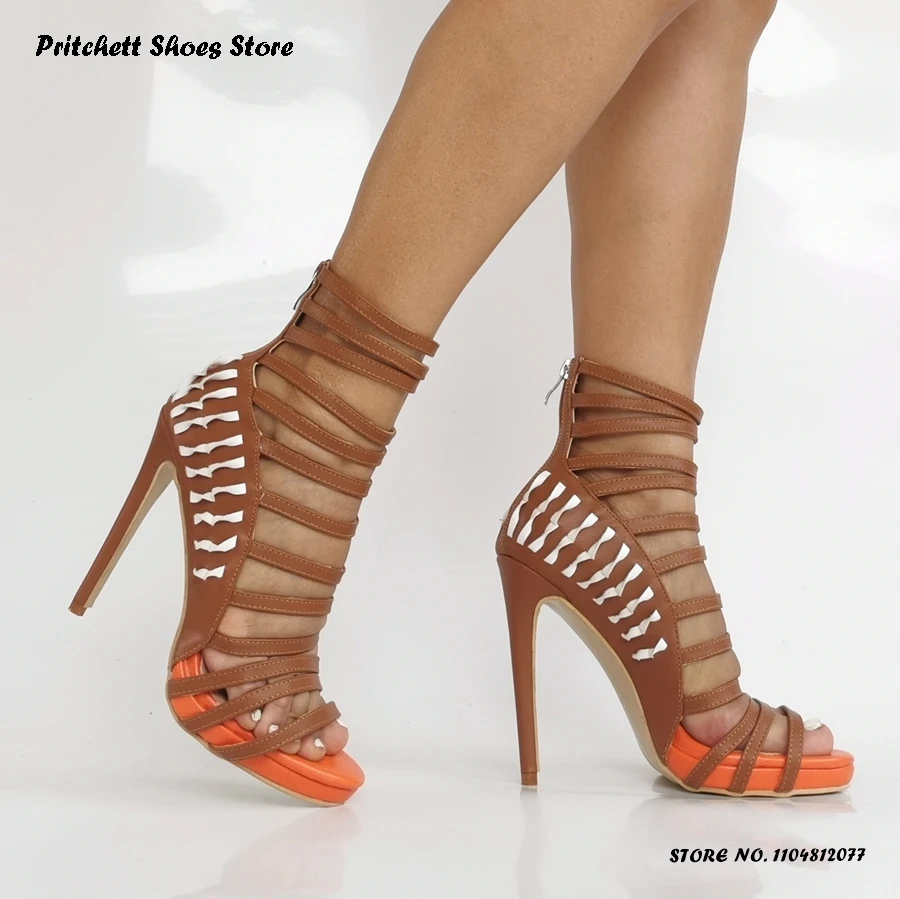 Женские босоножки на низкой платформе с ремешками, летние туфли на молнии сзади, вечерние туфли на каблуке с круглым открытым носком, большие размеры, высокие каблуки на шпильке
Женские босоножки на низкой платформе с ремешками, летние туфли на молнии сзади, вечерние туфли на каблуке с круглым открытым носком, большие размеры, высокие каблуки на шпильке