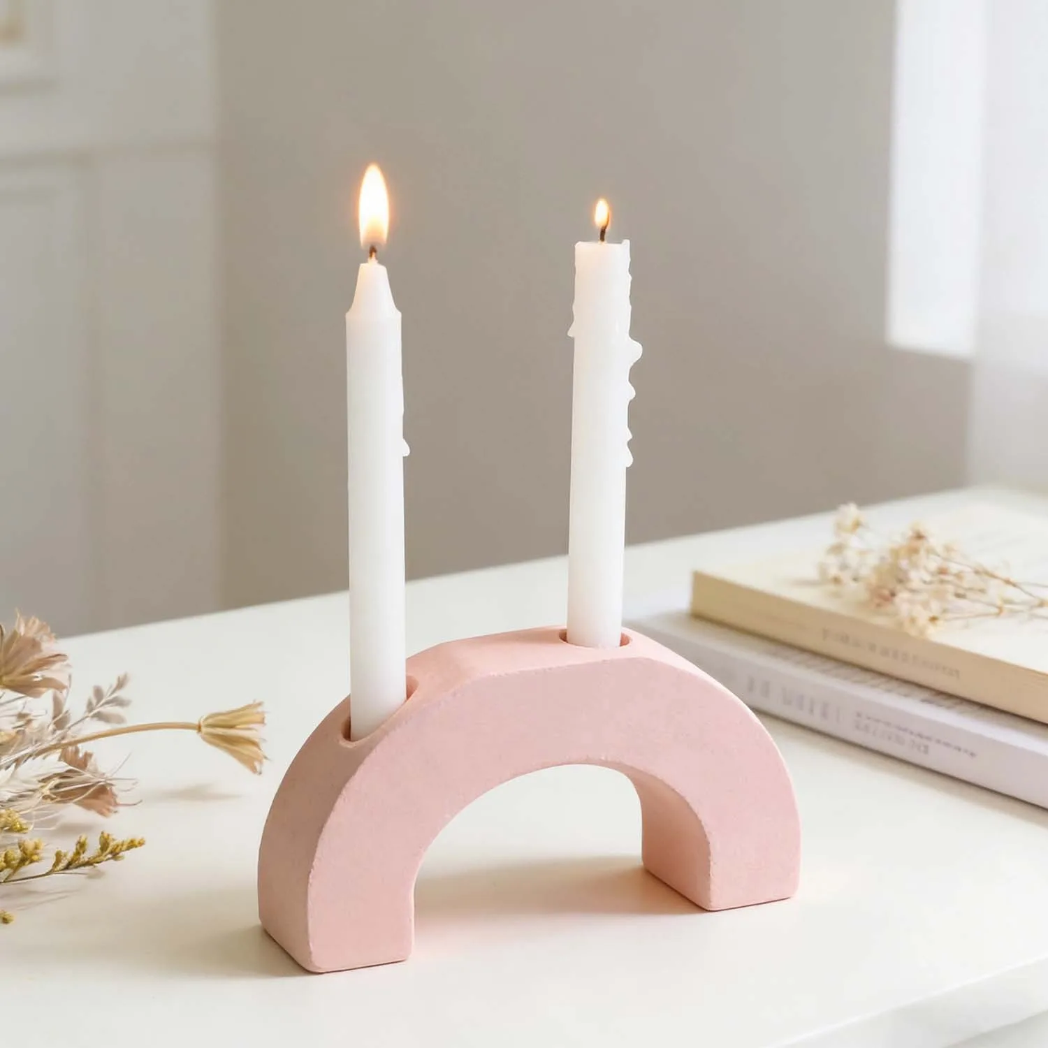 U Shape Double Hole Candle Stand Mold DIY Rolling Bridge Base Gypsum Aromatherapy Candle Decor Mould
U Shape Double Hole Candle Stand Mold DIY Rolling Bridge Base Gypsum Aromatherapy Candle Decor Mould