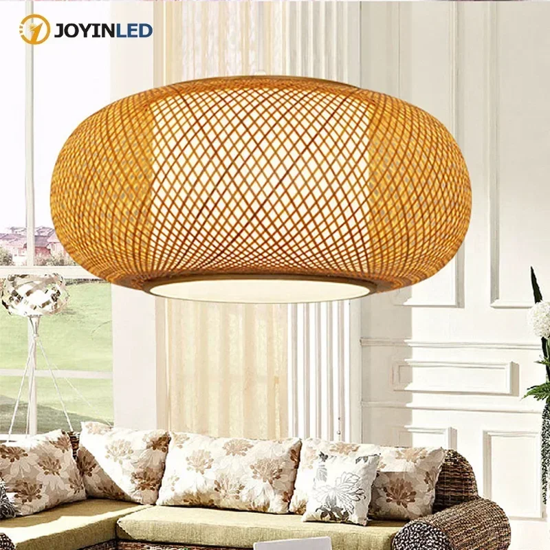 Classic Chinese Decorative Pendant Light Bamboo&PVC Lampshade Droplight for Cafe Teahouse LED Retro Pendant Lamp Wholesale Price
Classic Chinese Decorative Pendant Light Bamboo&PVC Lampshade Droplight for Cafe Teahouse LED Retro Pendant Lamp Wholesale Price