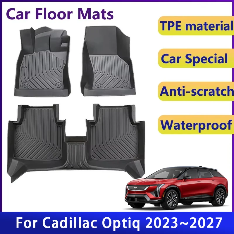 Car Floor Mats For Cadillac Optiq EV 2023 2024 2025 2026 2027 Luxury Waterproof Mud Carpet TPE Foot Pad Full Rug Accessories
Car Floor Mats For Cadillac Optiq EV 2023 2024 2025 2026 2027 Luxury Waterproof Mud Carpet TPE Foot Pad Full Rug Accessories