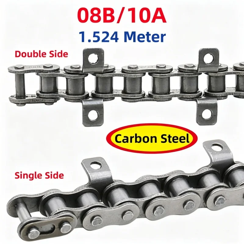 08B/10A Single & Double Side Spacer Bent Plate Single-Hole Chain Short Pitch Roller Chains For Industrial Transmission
08B/10A Single & Double Side Spacer Bent Plate Single-Hole Chain Short Pitch Roller Chains For Industrial Transmission