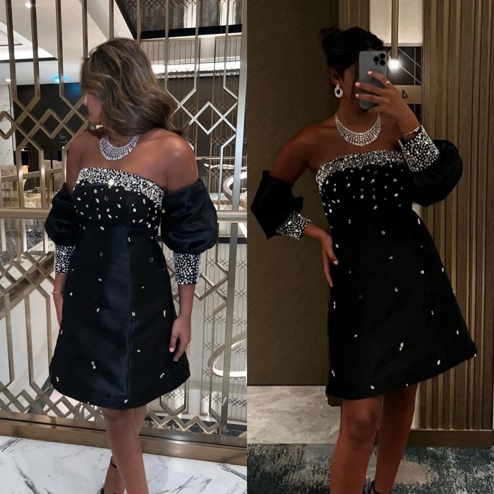 Jiayigong High Quality SparkleWomen Strapless A-line Formal Ocassion Gown Beading Mini Skirts Charmeuse Evening
Jiayigong High Quality SparkleWomen Strapless A-line Formal Ocassion Gown Beading Mini Skirts Charmeuse Evening