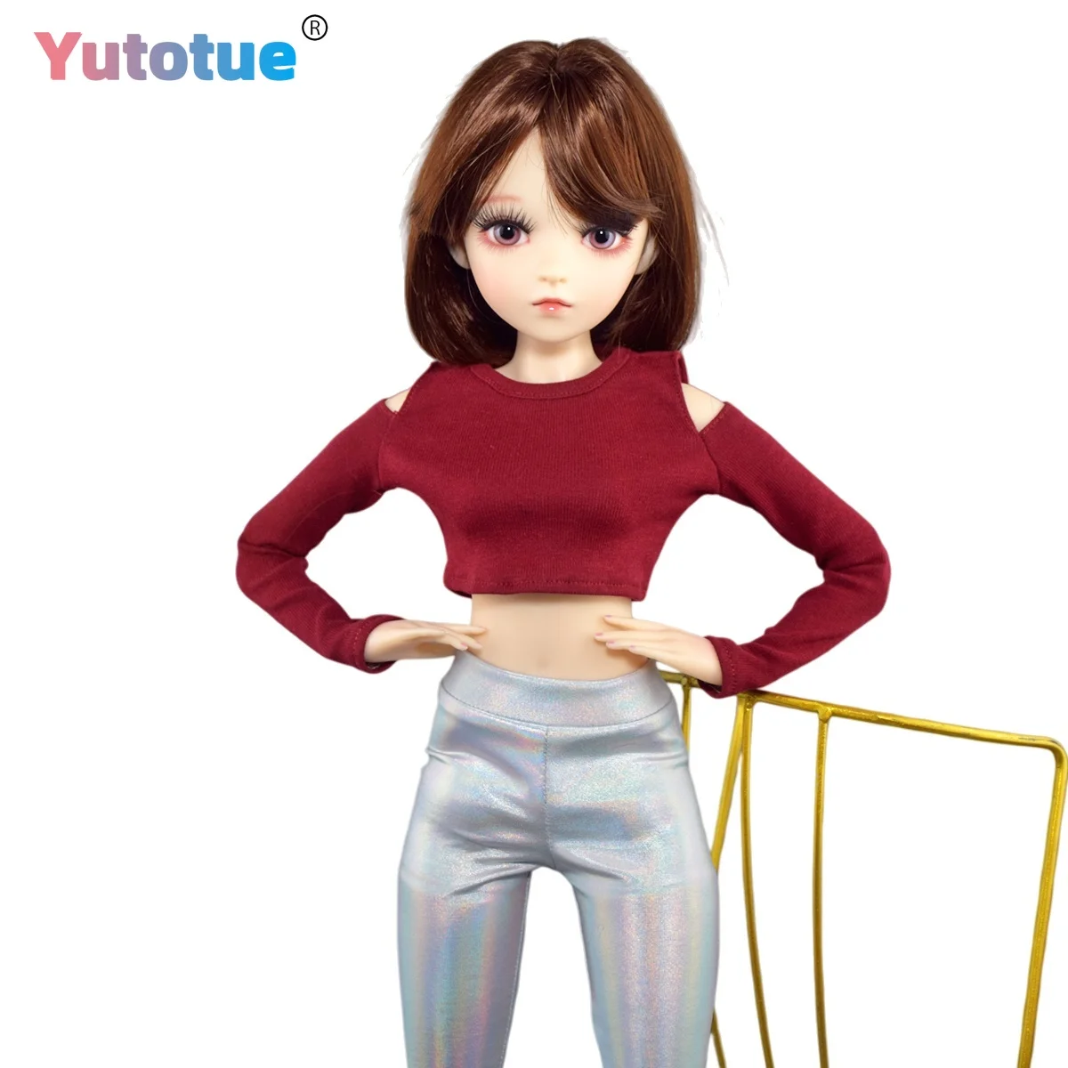 YUTOTUE 60 см высота кукла для девочек игрушка съемный комплект одежды коричневые парики обновление макияж лицо 1/3 масштаб BJD кукла
YUTOTUE 60 см высота кукла для девочек игрушка съемный комплект одежды коричневые парики обновление макияж лицо 1/3 масштаб BJD кукла