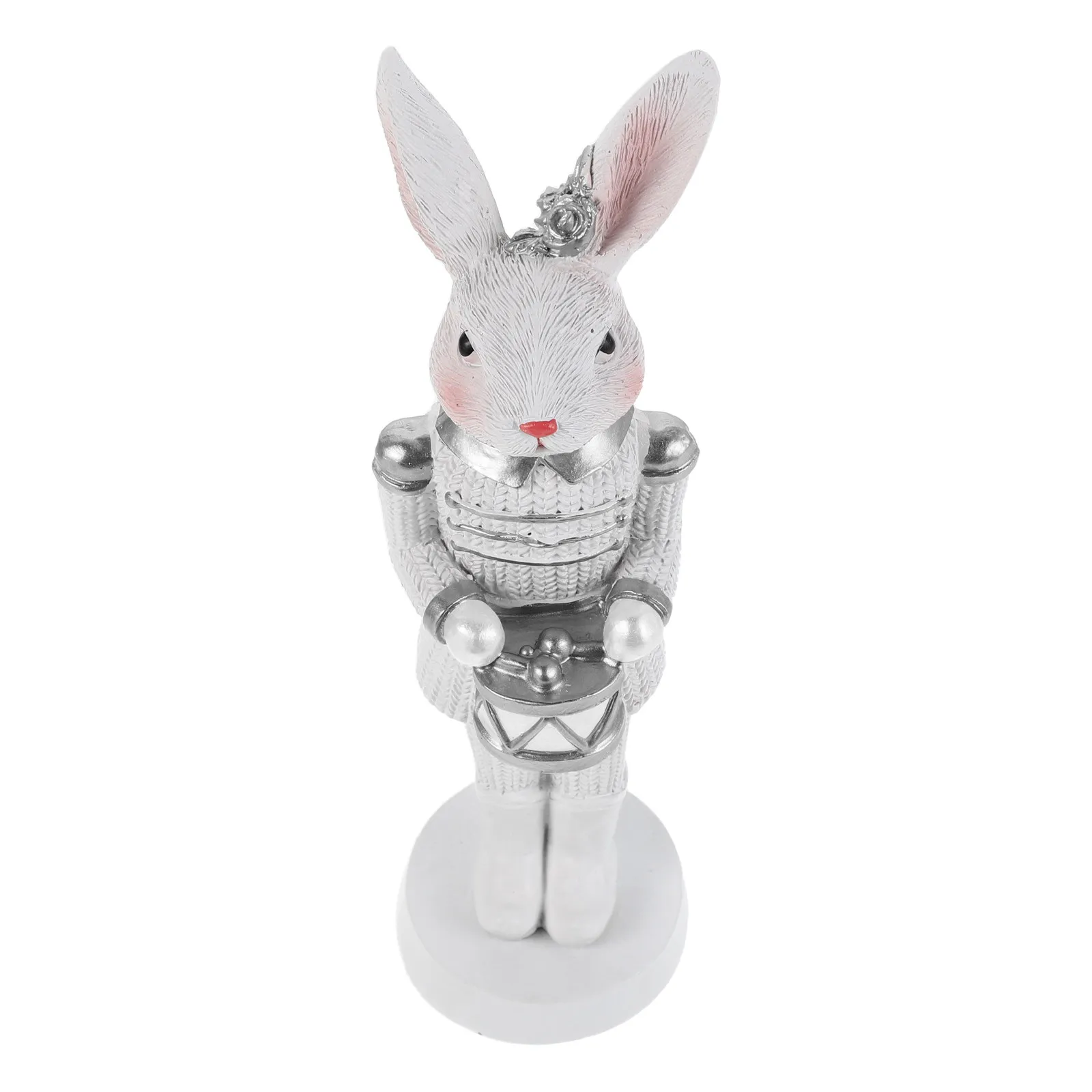 6.7 Inch Festive Rabbit Nutcracker Resin Sculpture for Easter Celebration Decor - Spring Bunny Soldier Home Decoration
6.7 Inch Festive Rabbit Nutcracker Resin Sculpture for Easter Celebration Decor - Spring Bunny Soldier Home Decoration