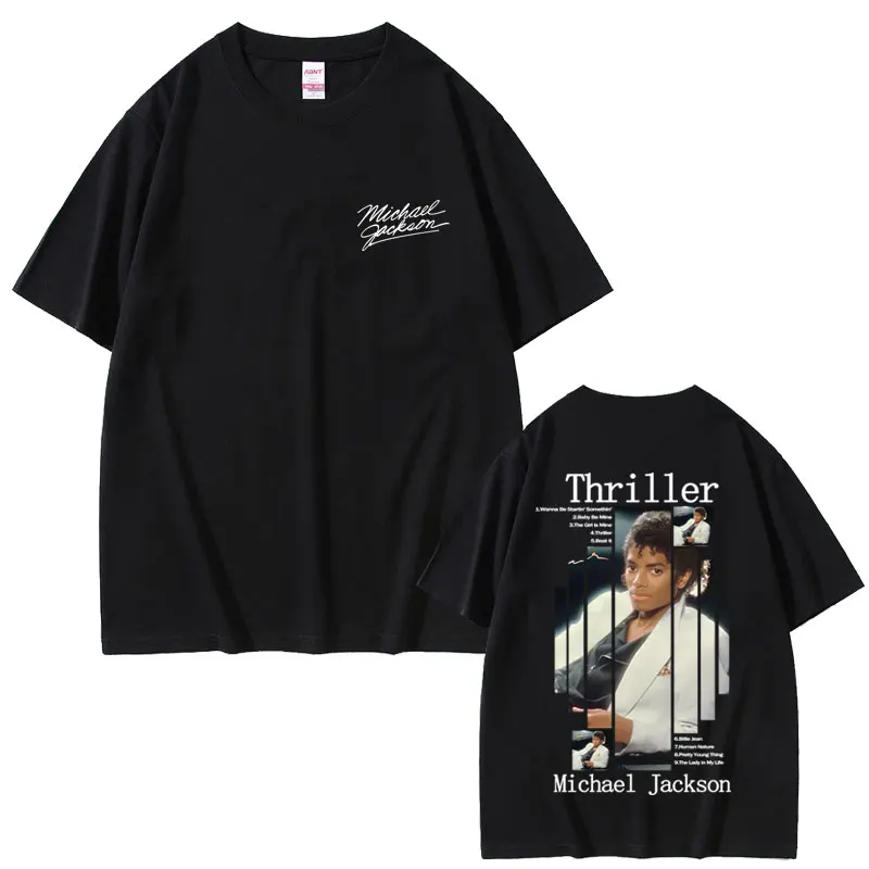 Limited Classic Michael Jackson Thriller Album Graphic T Shirt Men Women Vintage Gothic Rock Oversized Short Sleeve Tops T-shirt
Limited Classic Michael Jackson Thriller Album Graphic T Shirt Men Women Vintage Gothic Rock Oversized Short Sleeve Tops T-shirt