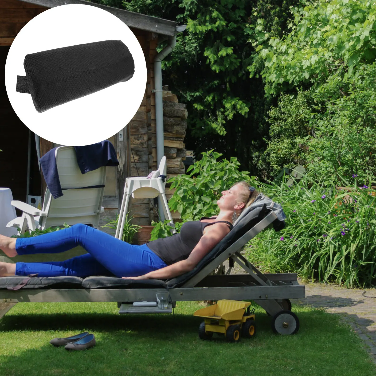 Headrest Pillow for Beach Chair Sponge Cloth Elastic Strap Ergonomic Neck Support Cushion Perfect for Deck Chair Home Office
Headrest Pillow for Beach Chair Sponge Cloth Elastic Strap Ergonomic Neck Support Cushion Perfect for Deck Chair Home Office