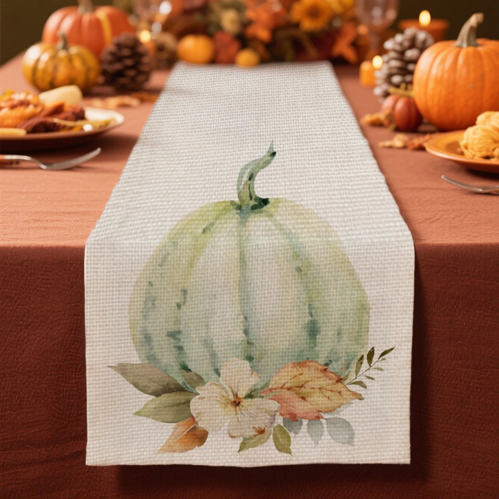 hello autumn Pumpkin pattern Table Runner fall table decoration & accessories Harvest Festival Thanksgiving Day decor 
hello autumn Pumpkin pattern Table Runner fall table decoration & accessories Harvest Festival Thanksgiving Day decor