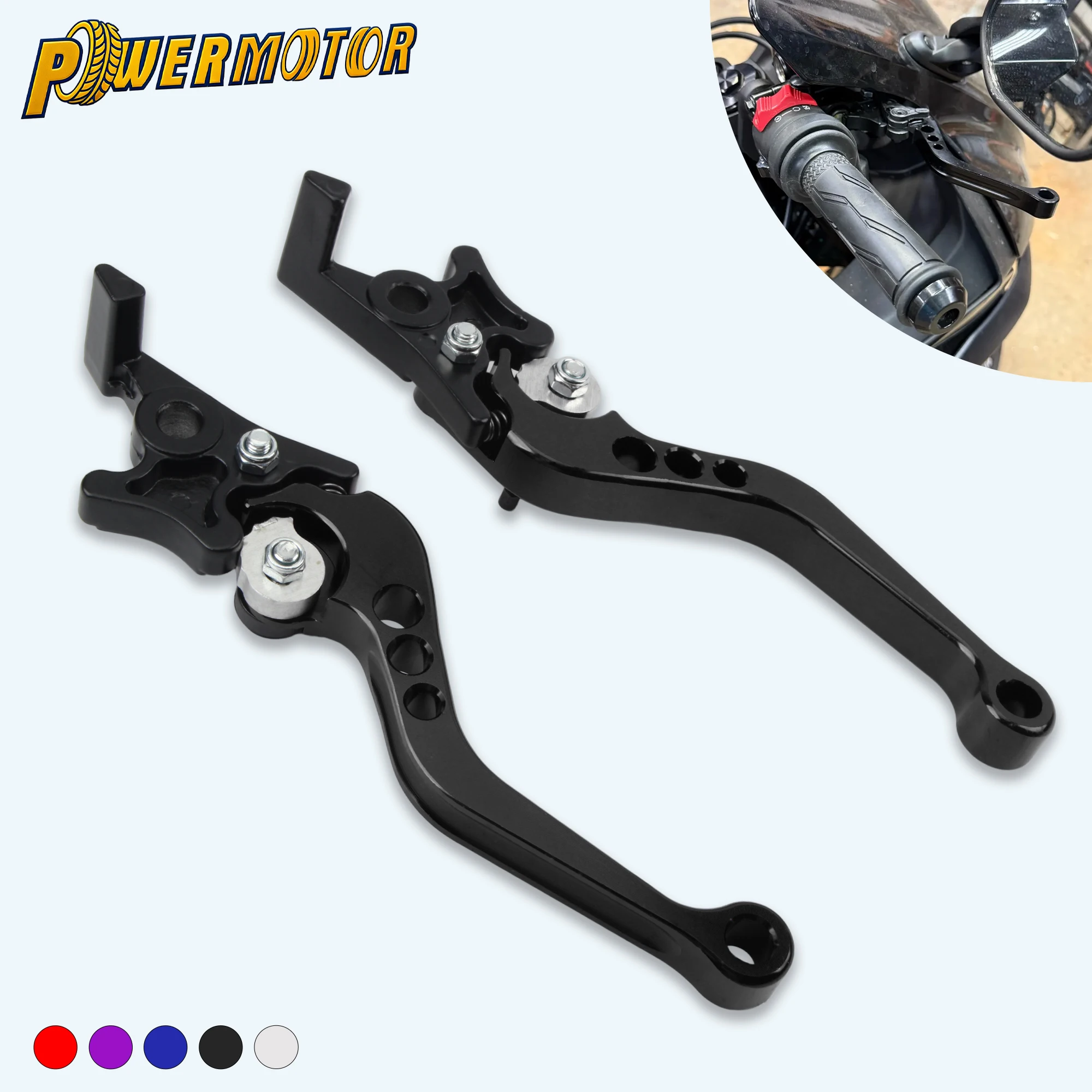 Adjustable CNC Motorcycle Brake Clutch Lever 2Pcs Universal Motorbike Handle for Honda Yamaha Kawasaki Suzuki Scooter
Adjustable CNC Motorcycle Brake Clutch Lever 2Pcs Universal Motorbike Handle for Honda Yamaha Kawasaki Suzuki Scooter