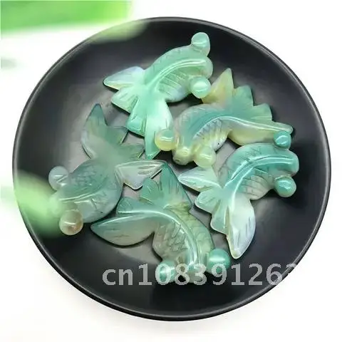 1PC Green Carnelian Agate Golden Fish Sardonyx Crystal Goldenfish Healing Gift Decor Stones and Minerals
1PC Green Carnelian Agate Golden Fish Sardonyx Crystal Goldenfish Healing Gift Decor Stones and Minerals