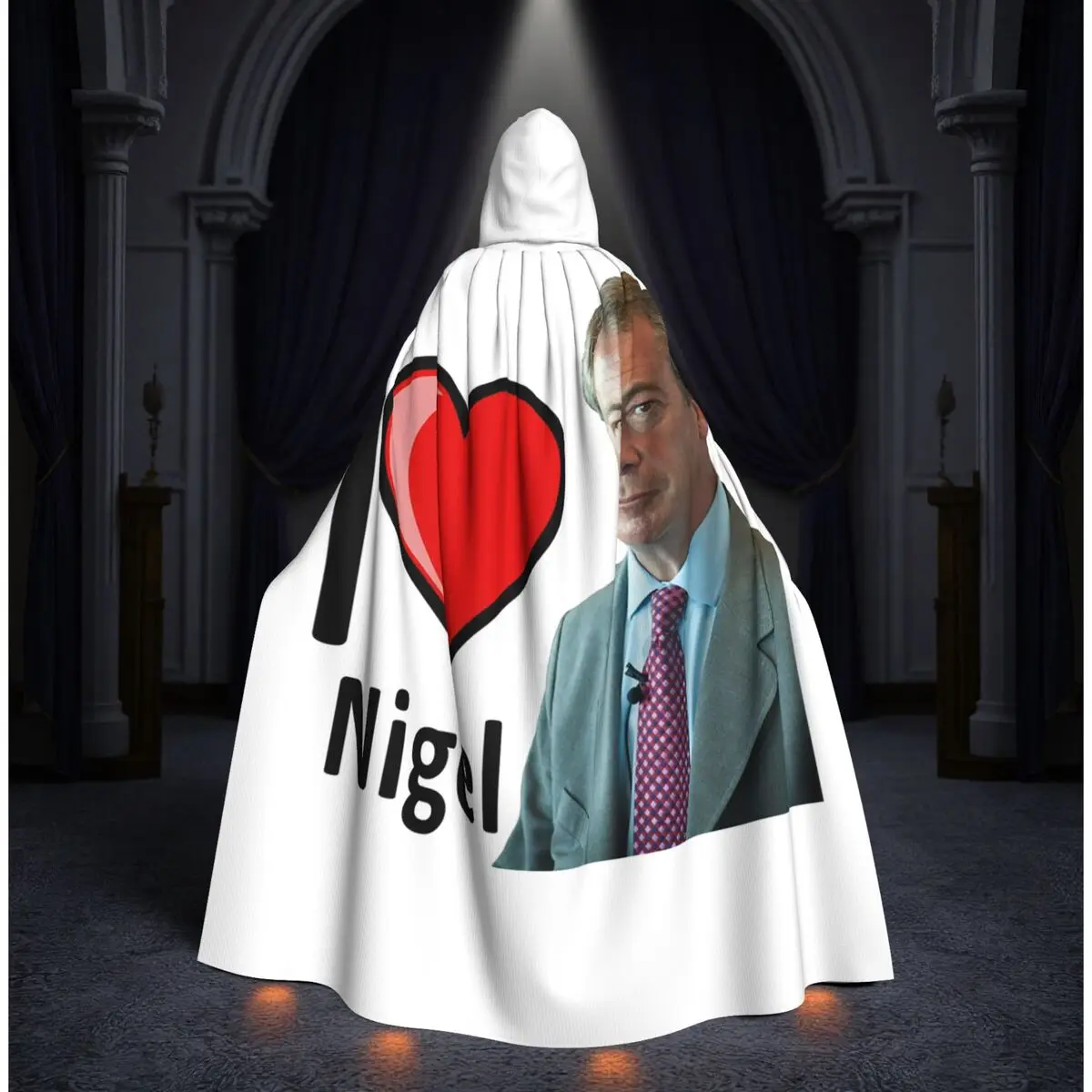 Fantastic I Love Nigel Farage Design Long Hooded Cloak Witch Medieval Costume Cosplay Cape HalloweenCoat Adult Unisex
Fantastic I Love Nigel Farage Design Long Hooded Cloak Witch Medieval Costume Cosplay Cape HalloweenCoat Adult Unisex