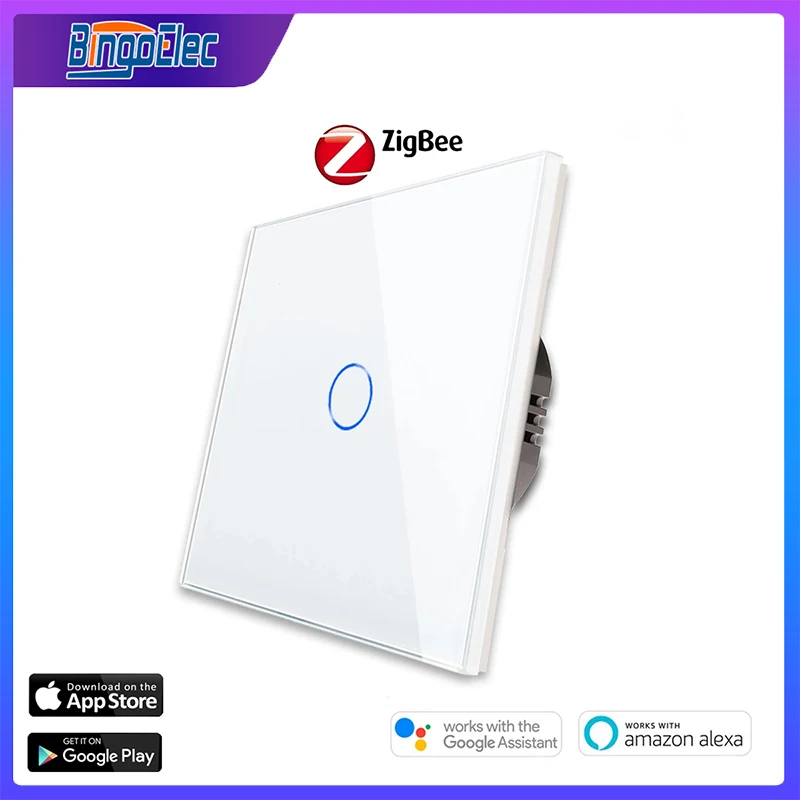 Bingoelec Zigbee Touch Switch Smart Wall Light Switch Wireless Switch Support Tuya Smart Home Multi-Control Home Improvement
Bingoelec Zigbee Touch Switch Smart Wall Light Switch Wireless Switch Support Tuya Smart Home Multi-Control Home Improvement