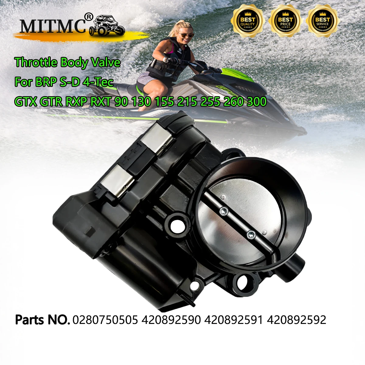 Дроссельная заслонка 60 мм для BRP S-D 4-Tec 0280750505 420892590 420892591 420892592 GTX GTR RXP RXT 90 130 155 215 255 260 300
Дроссельная заслонка 60 мм для BRP S-D 4-Tec 0280750505 420892590 420892591 420892592 GTX GTR RXP RXT 90 130 155 215 255 260 300