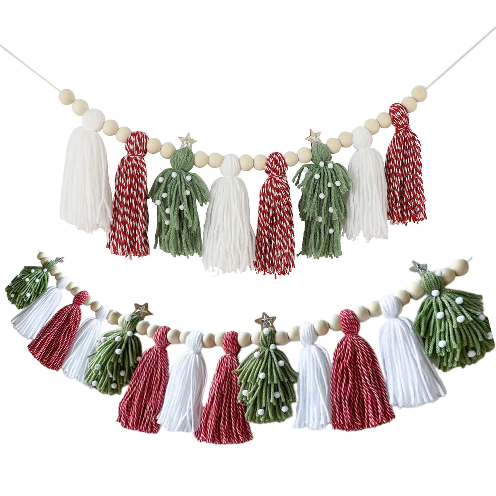 2Pcs Christmas Tassel Garland Multicolor Bohemian DIY Tassel Wreath Crafts For Anniversary Birthday Party Fireplaces Decoration
2Pcs Christmas Tassel Garland Multicolor Bohemian DIY Tassel Wreath Crafts For Anniversary Birthday Party Fireplaces Decoration