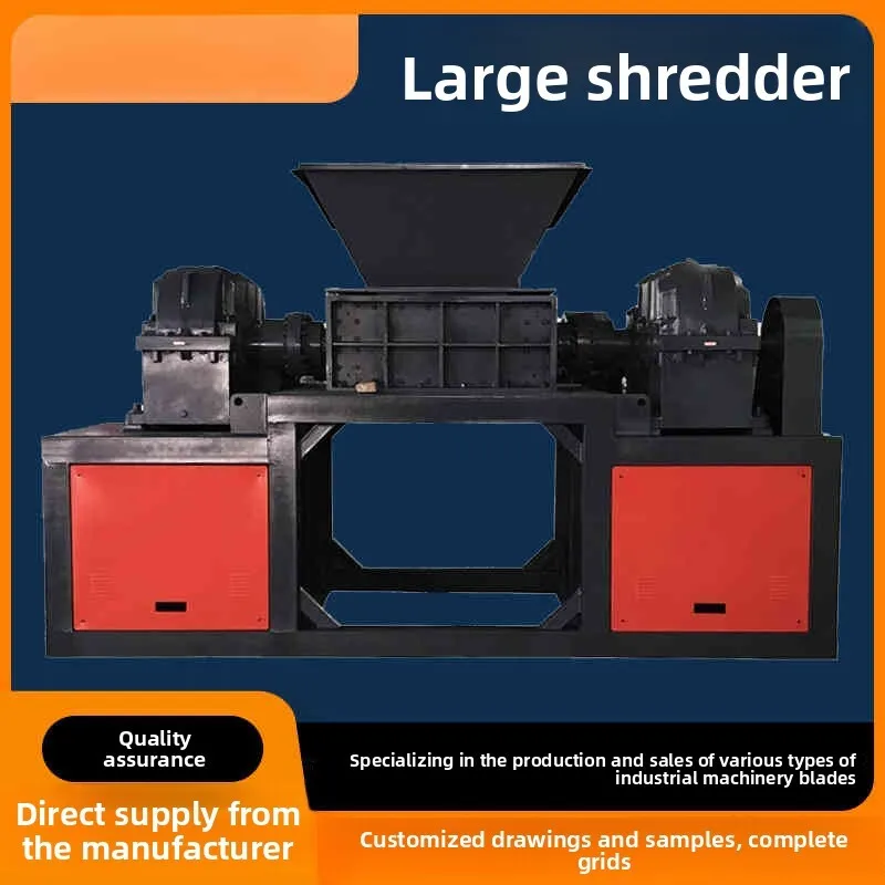 Large Dual-Axis Shredder For Scrap Metal, Car Frames, Tires, Wood Crusher, Small Plastic And Rubber Grinder, Customizable
Large Dual-Axis Shredder For Scrap Metal, Car Frames, Tires, Wood Crusher, Small Plastic And Rubber Grinder, Customizable