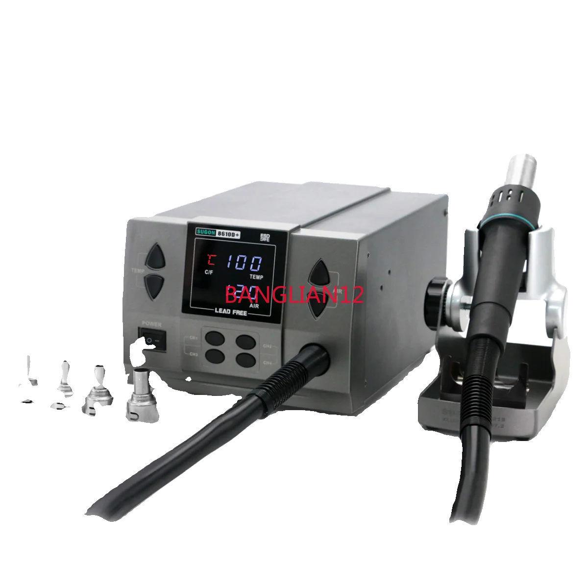 8610D + hot air gun direct wind cyclone CPU hot air gun chip hot air gun
8610D + hot air gun direct wind cyclone CPU hot air gun chip hot air gun