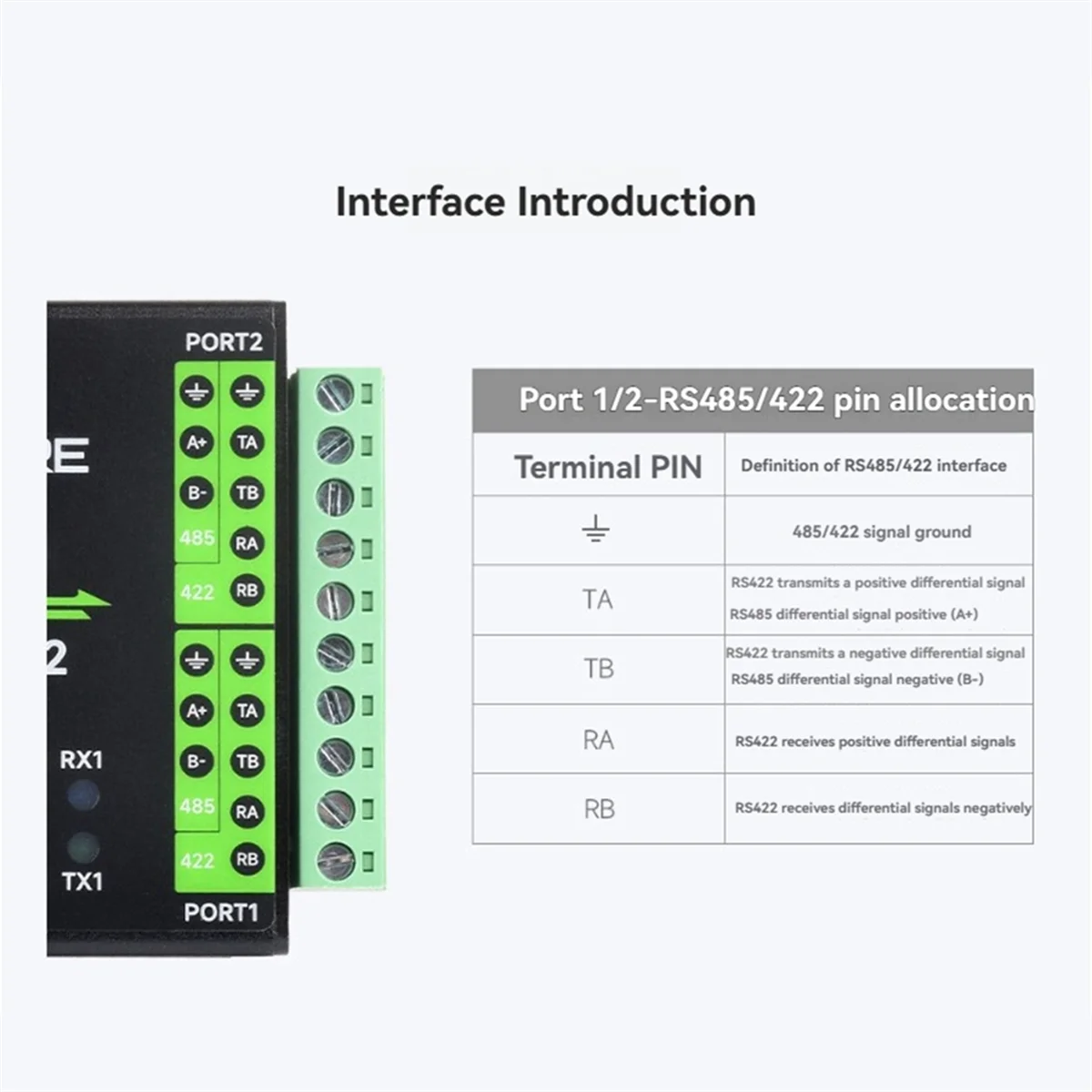 SCLS Industrial Isolation 4CH USB to RS485/422 Converter FT4232HL Chip USB to 2-Ch RS485 + 2-Ch RS485/422
SCLS Industrial Isolation 4CH USB to RS485/422 Converter FT4232HL Chip USB to 2-Ch RS485 + 2-Ch RS485/422