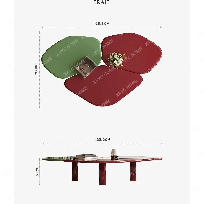 YYMinimalist special-shaped coffee table, light luxury, high-end living room, art coffee table, combination table
YYMinimalist special-shaped coffee table, light luxury, high-end living room, art coffee table, combination table