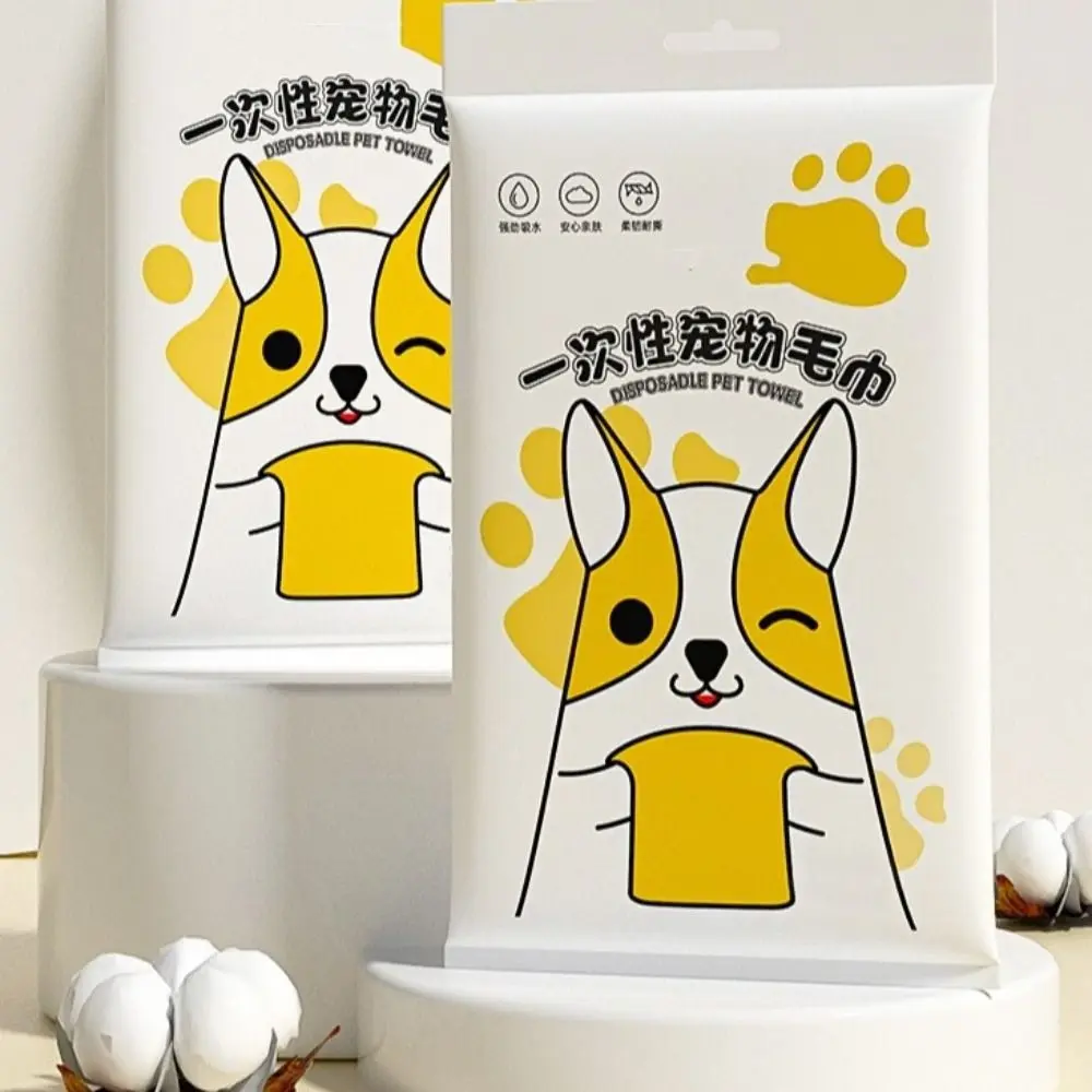 10Pcs/Bag Portable Disposable Pet Towels Thickened Soft Pet Absorbent Towel Sanitary Non-woven Fabric Pet Bath Towel Grooming
10Pcs/Bag Portable Disposable Pet Towels Thickened Soft Pet Absorbent Towel Sanitary Non-woven Fabric Pet Bath Towel Grooming